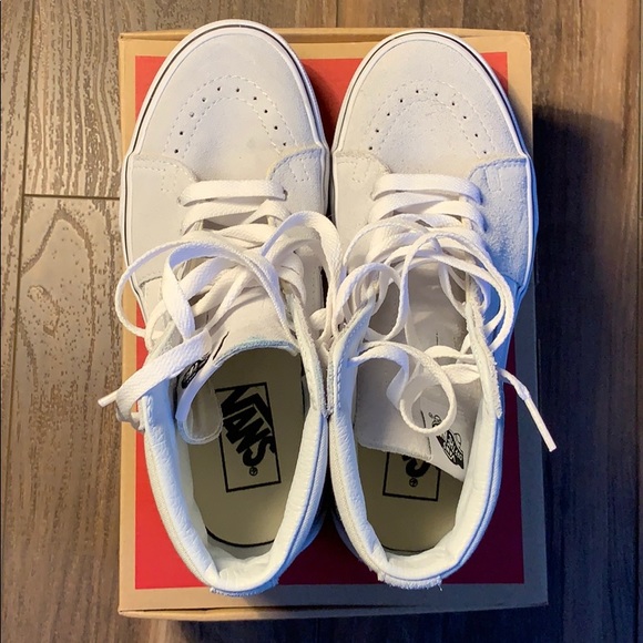 WOMEN’s SK8-HI ICE FLOW/TRUE WHITE VANS - Picture 3 of 7